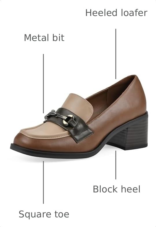 Image of WHITE MOUNTAIN Women's Nacho Block Heel Loafer