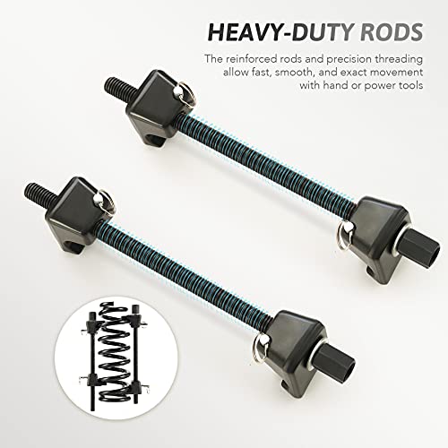 Omt Spring Compressor, 11-1/2" Macpherson Strut Spring Compressor 13/16" Socket 1/2" Drive To Compress The Coil Spring, Set Of 2 #TOP3