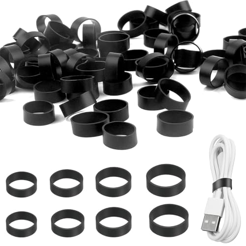 KIRZAX 100 bandas elásticas resistentes, 4 tamaños, tácticas, reutilizables para el hogar, la escuela, la oficina y la industria.