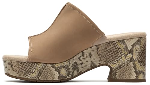 Image of Clarks Women's Nerisa Vine Cork Heeled Sandal