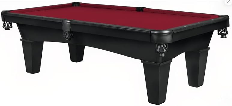 Game Room Guys 8 Mustang Pool Billiards Table - Raven - Black