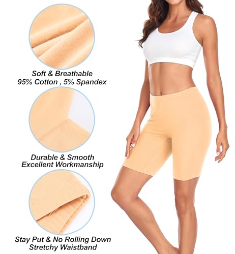 Under Dress Cotton Slip Shorts for Women Biker Shorts Anti Chafing Boy Shorts Underwear4