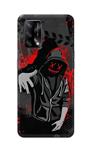 Image of Printed Hard Back Cover for Oppo F19s Back Cover (Hoodie Rapper) -190724(EA)