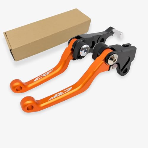 Image of Dirt Pivot Brake Clutch Levers Replacement for Honda CRF250L Rally CRF300L Rally 2021-2025 (Orange)