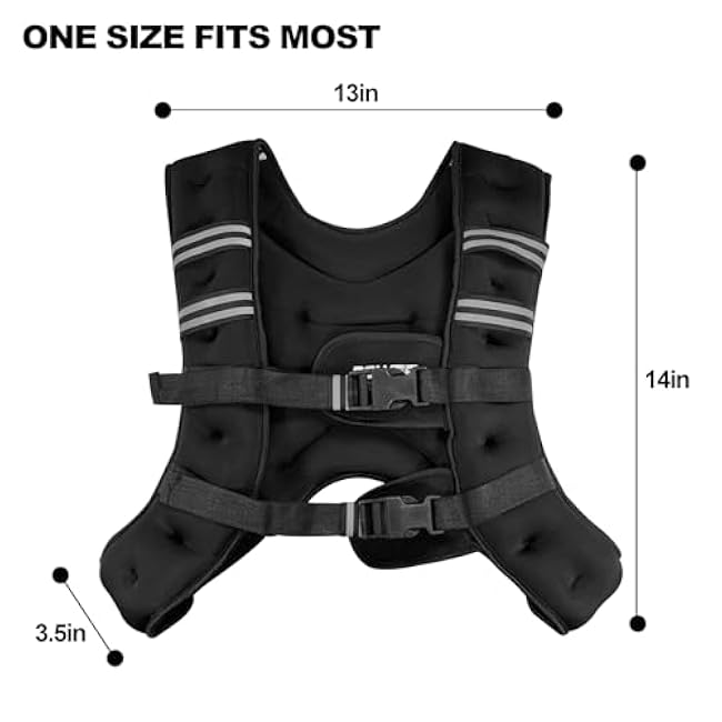 Power Guidance Weighted Vest for Men and Women, Upgraded Strength Training Weight Vests, Rucking Backpack with Weights, Weighted Workout Running Vest
