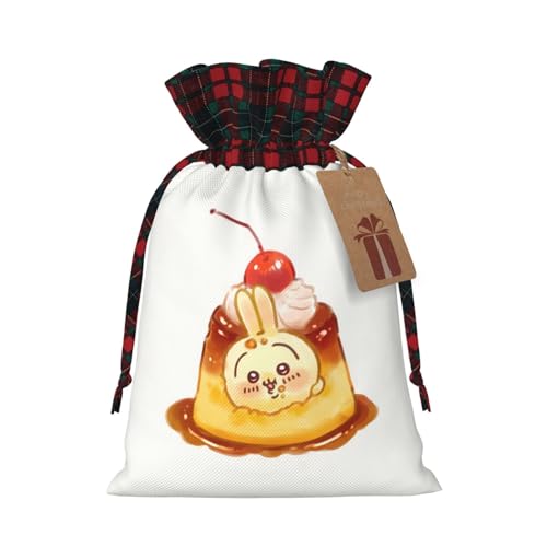 ギフトバッグ ちいかわ うさぎ 巾着袋 ラッピング袋 引きひも袋 軽量 コンパクト 巾着バッグ 収納袋 小物入れ トラベルポーチ ジュエリーポーチ 小物収納 携帯用 大容量 おしゃれ かわいい 人気 誕生日 記念日 プレゼント 21*30cm