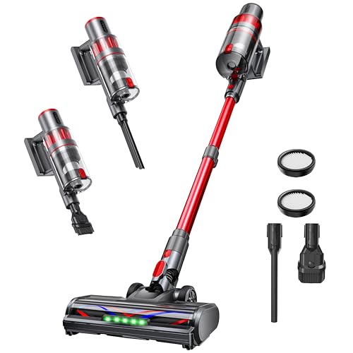 ToyMade Cordless Stick Vacuum 600W 50KPa 60-Min