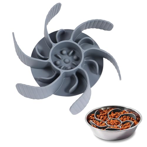 Fayemint Hunde Langsamer Fressnapf, Anti Schling Napf Hund, Slow Feeder Hundenapf, für Hunde und Katzen (17×3,5cm)