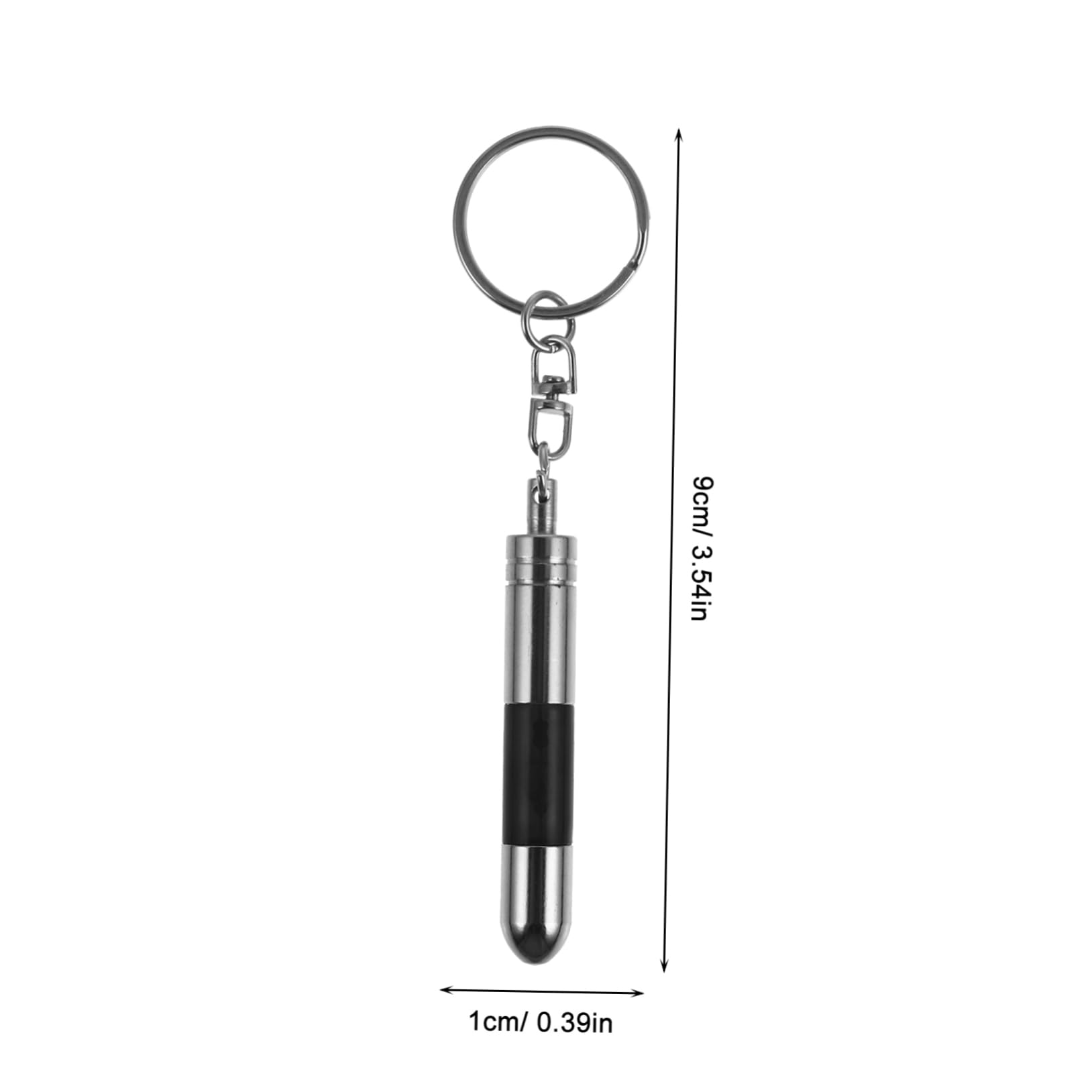 BELLIFFY 2pcs Key Chain Body Static Eliminators Anti-static Keychain for Car Anti Static Keychain Gadgets Esd Electrostatic Discharger Car Static Eliminator Static Rod Key Fob Black Plastic