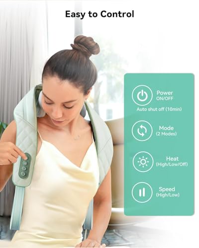 Snailaxcordlessneckshouldermassagerwithheat4ddeeptissuekneadingshiatsubackmassagerpillowforneckshoulderchristmasgiftsformenwomen Urban Country Home Decor Snailax cordless neck shoulder massager with heat 4d deep tissue kneading shiatsu back massager pillow for neck shoulder christmas gifts for men women urban country home decor