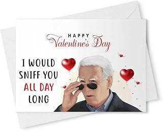 Funny Biden Valentine Card - Card For Him, Card For Bf, For Husband, Romantic Card, Cute Love Card, Funny Valentines Day, Greeting Card [00395]