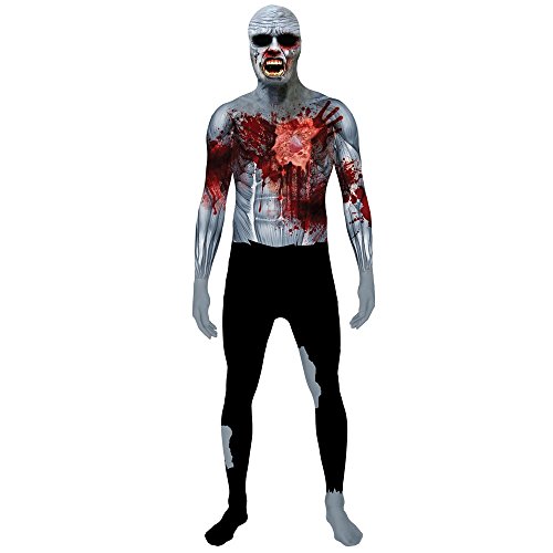 Morphsuits Men's Beating Heart Zombie Costume Digital Imorph