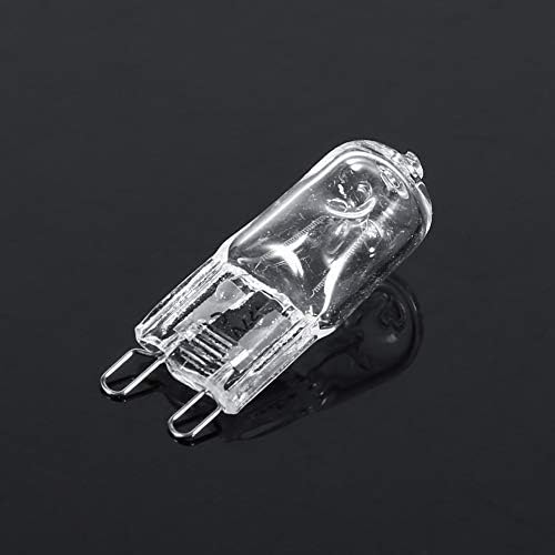 ANGGREK 10Pcs G9 Base 10Pcs G9 Base Halogen Light Bulb 120V 40W Lighting Replacement Home Warm White Bright