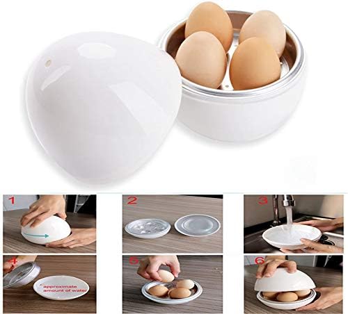 Miniatura 6 de Egg Pod - Huevos de cocción de huevos, vaporizador de huevos perfectamente huevos y despega la cáscara