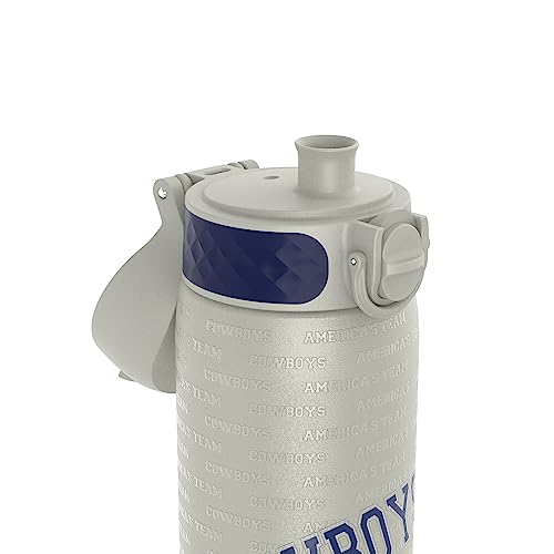 Ion8 NFL Dallas Cowboys Lightweight Steel Water Bottle, 600 ml/20 oz, Non-Insulated, Leak Proof, Easy to Open, Secure Lock - Image 3