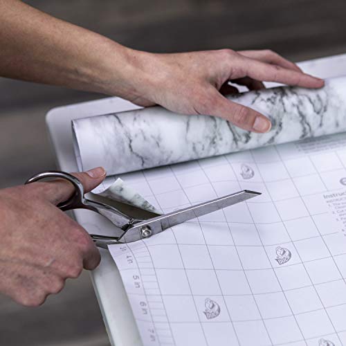 Duck Brand Peel & Stick Adhesive Laminate - White Marble, 20 In. X 15 Ft. #TOP5