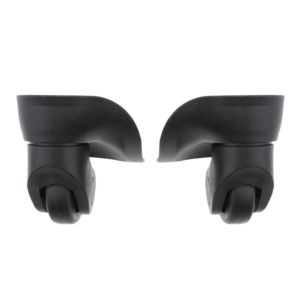 UJEAVETTE® 1 Pair Universal Swivel Luggage Suitcase Wheel Replacement Caster Large Size-image-19