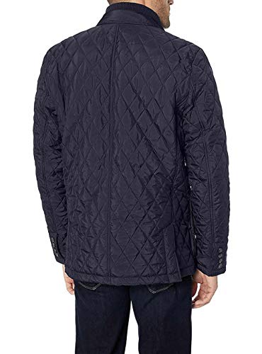 GN Luciano Men's Quilted Puffer Jacket with Double Knit Collar3