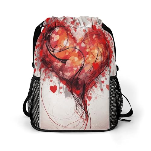 Sac à dos de randonnée léger et pliable avec cordon de serrage pour soulager vos épaules