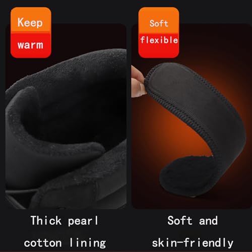 AngryMonkey Men Winter Barefoot Boots Slip Resistant Water Resistant Barefoot Shoes Zero Drop Shoe Wide Toe Box Hiking Running Boots4