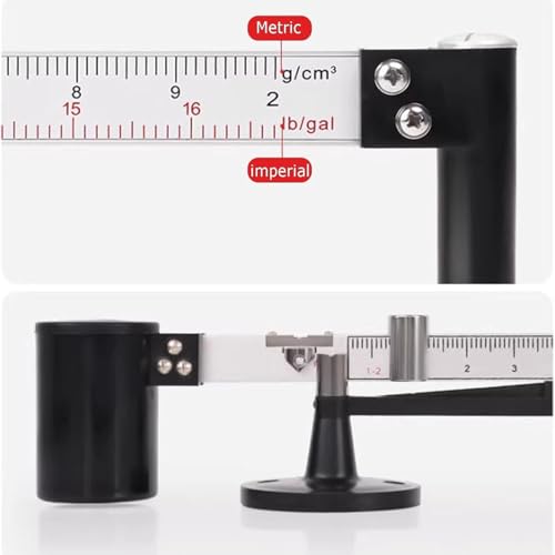Kit de viscosímetro de barro de alta precisión 0,01 g/cm³ para análisis de fluidos 6