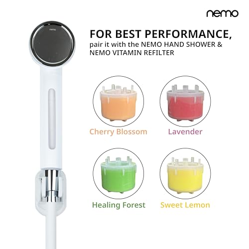Image of NEMO Shower Hose | Made in South Korea | 2 Metre | Kink-Free | 360 Swivel | 5-layer antibacterial PVC for flexible, hygienic use, with a minimalist Korean white-metal design