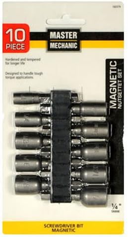 Master Mechanic 160379 10 Piece, Magnetic Nutsetter Set