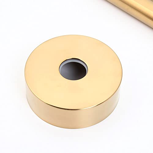 Image of Aquieen Free Standing Floor Mounted Bath Tub Filler with provision for Hot & Cold Water (Gold)
