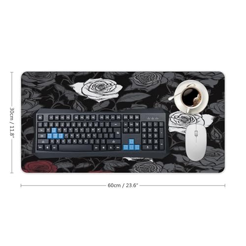 Rose Gothic Desk Mat Pad Mouse Grande Antideslizante miniatura 2