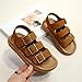 Ctreela Boys Girls Kids Beach Sandals Athletic Walking Shoes with Arch Support Summer Fashion Outdoor Activities 21-37 Brown