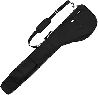 Berjalan Bolsa de transporte para palos de golf, plegable, resistente al agua, color negro
