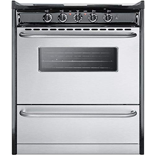 Summit Tem210Brwy Kitchen Cooking Range, Stainless Steel #TOP1