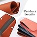 CALFOVERA A4 PU Leather Document Folder with Snap Closure File Holder for Letter Size Black Waterproof Portfolio Envelope File Oragnizer Pocket Storage Case for Receipt Contract Stationery Tablet