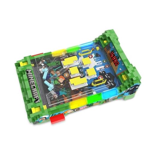 Ambassador x Minecraft - Overworld - Premium Series - Arcade Pinball Table Game