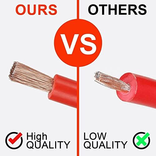 Battery Jump Leads, Booster Cables 2 Meters, 3mm², 400AMp Heavy Duty Jump Lead For Petrol/Diesel Car, Van, Engines, Colour Coded Clamps Jumper