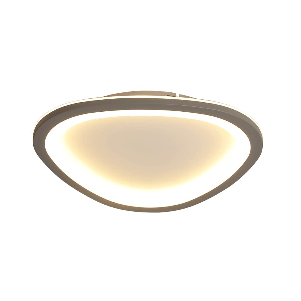 ATAAY Ceiling Lights,Creative Personality Triangle Ceiling Lamp, Led Flush Mount Ceiling Light, Flat Modern Light Fixture, Suitable for Bedroom Kitchen Balcony Entrance Hallway/Natural/37Cm