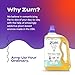 Indigo Wild Zum Clean Laundry Soap - Plant-Based Liquid Laundry Soap - Contains Baking Soda, Essential Oils & Saponified Coconut Oil - Sea Salt Scent - 64 fl oz