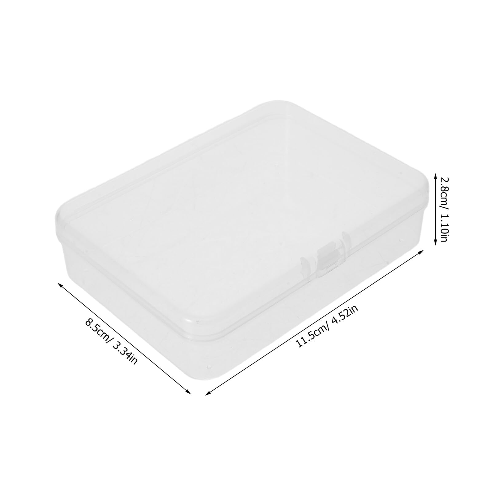 Didiseaon Scatole Porta Pastelli Impilabili Trasparenti con Coperchio, Set da 24 Contenitori in Plastica Dura, Mini Astucci per Organizzazione Cancelleria Scolastica e Stoccaggio Pennarelli