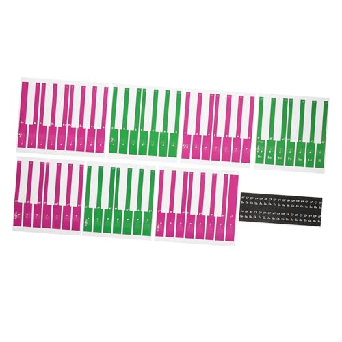 VICASKY Piano Keyboard Stickers for Beginners Boys and Girls Piano Key Stickers Piano Decal for Beginner 88/61/54 Keys