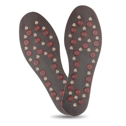 Magnetic Insoles for Men for Nikken Kenko mStrides 20211 Mens Shoe Insoles for Work Boots Running Walking Comfortable Sneaker Magnetic Acupressure Foot Support Shoe Accessories (Large 7-12)