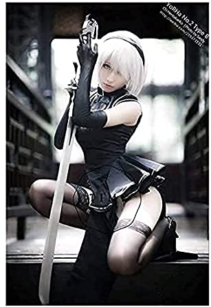 Amazon.co.jp: Opmch_cos NieR Automata ニーア オートマタ 2B