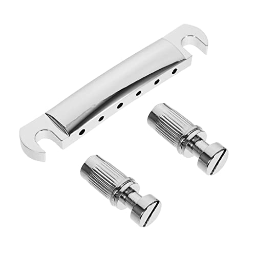 ifundom Replacement for Electric Guitar Metal Tailpiece Set Bridge Accessories