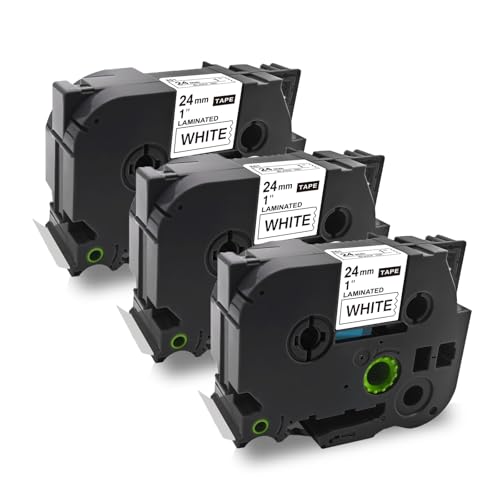 Sluxjet ݊ s[^b` e[v 24mm n TZe-251 Tz-251 ev uU[H s[^b`L[u P-touch ėp e[vJ[gbW 8m P^b` @Ή PT-2500PC PT-P750WVP 3