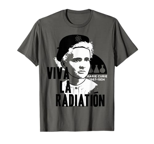 Marie Curie Science Chemistry Radium Physics Teacher T-Shirt