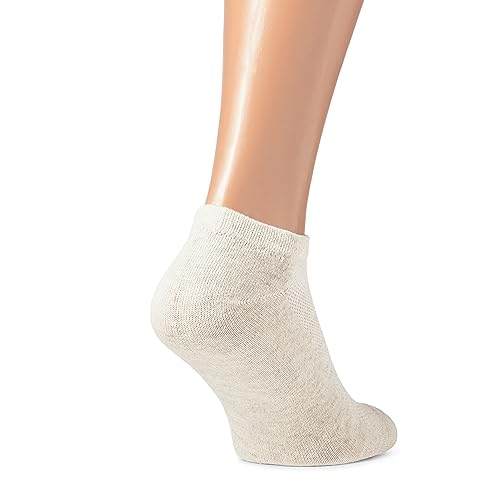 LinoSock™ SportWear Quick-Dry Mesh-Knit Organic Linen Ankle Socks for Men3