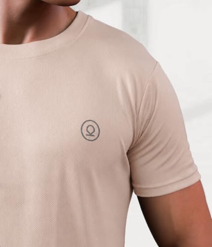 Image of CHKOKKO Gym T Shirts for Men Workout Activewear Solid Quick Dry Sports Tshirt for man Breathable Lightweight Half Sleeve Regular Fit Round Neck Running Boys T Shirt