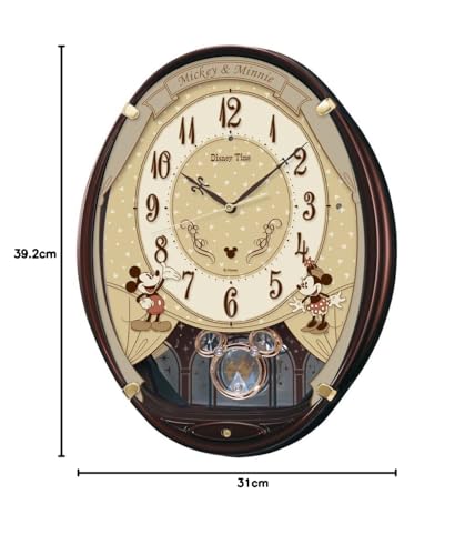 希少 レトロ Disney Time ミッキー 置時計 セイコー FD595G Amazon.co
