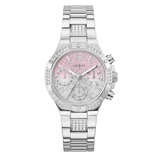 Guess Orologio da donna Harlow argento 38 mm con cinturino