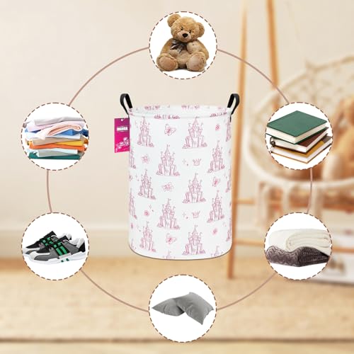 Image of Castle Storage Bin Nursery Organizer Basket