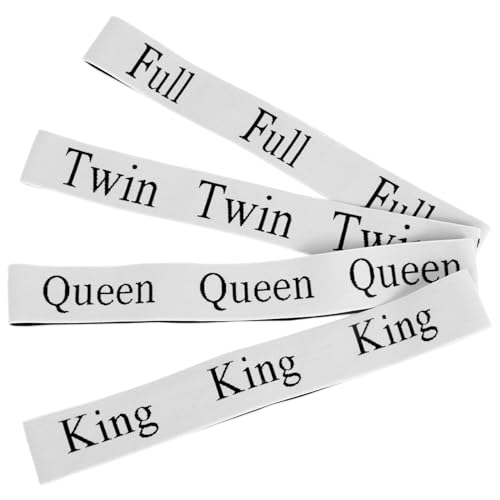 US 12Pcs Bed Sheet Organizer Bands Set Elastic Polyester Bedding Straps King Full Twin Queen Label Polyester Bed Sheet Organizer Straps Portable Bed Sheet Fastener Bands for Foldable Bedsheet Pillow C